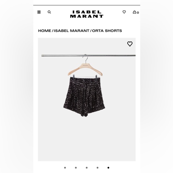 Authentic Isabel Marant Orta Sparkle Short - Picture 5 of 7